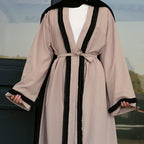 Elegant Cardigan Robe Abayas