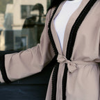 Elegant Cardigan Robe Abayas