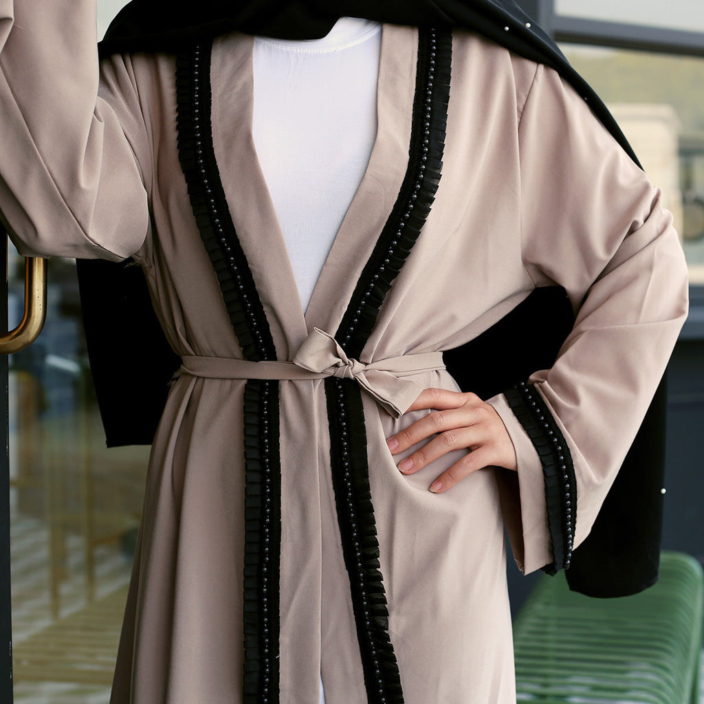 Elegant Cardigan Robe Abayas