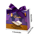 Ramadan Bow Gift Box 10 Pcs Purple