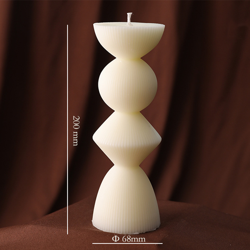 Moon Star Castle Candle for Ramadan Decor