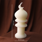 Moon Star Castle Candle for Ramadan Decor
