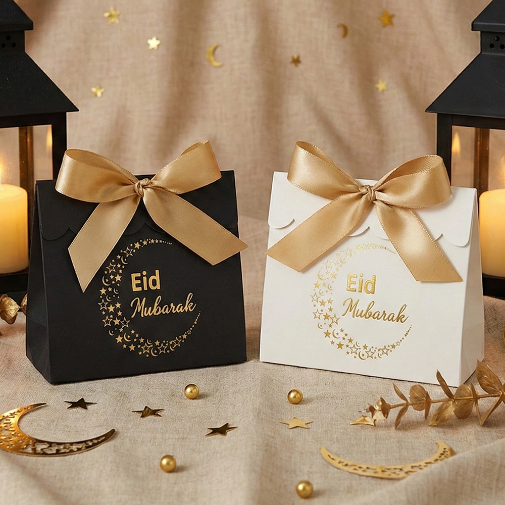 Ramadan Foil Stamped Gift Box 10 Pcs S916