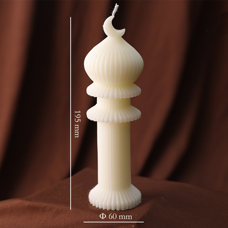 Moon Star Castle Candle for Ramadan Decor