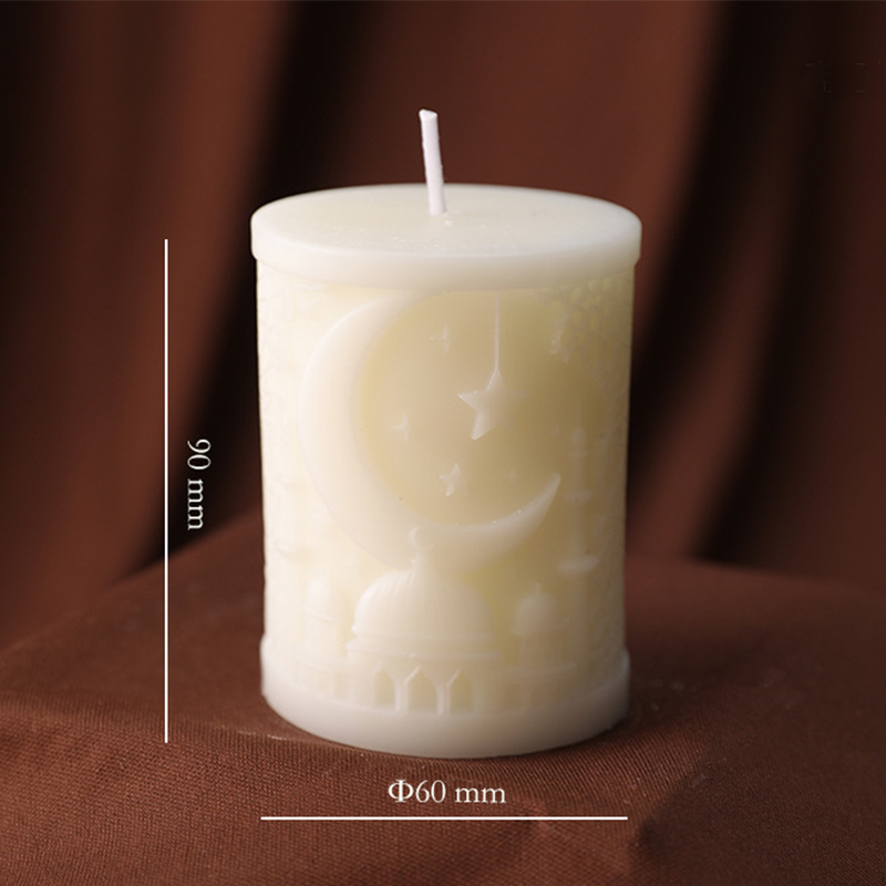 Moon Star Castle Candle for Ramadan Decor