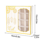 Ramadan Window Chocolate Candy Box 10 Pcs White 3