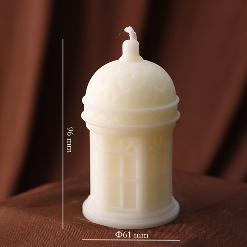 Moon Star Castle Candle for Ramadan Decor