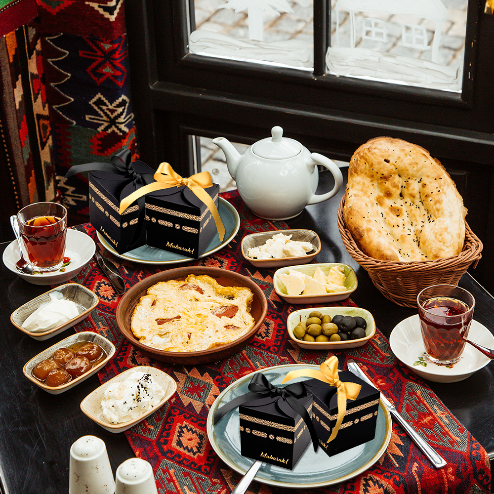 Ramadan Foil Stamped Gift Box 10 Pcs S906