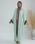 Double Sided Wearable Elegant Cardigan Abaya