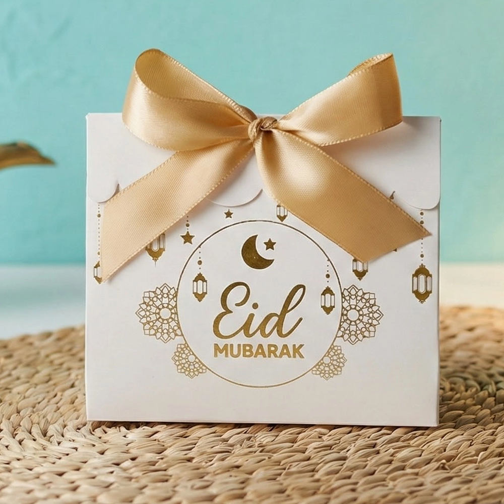Ramadan Foil Stamped Gift Box 10 Pcs S912
