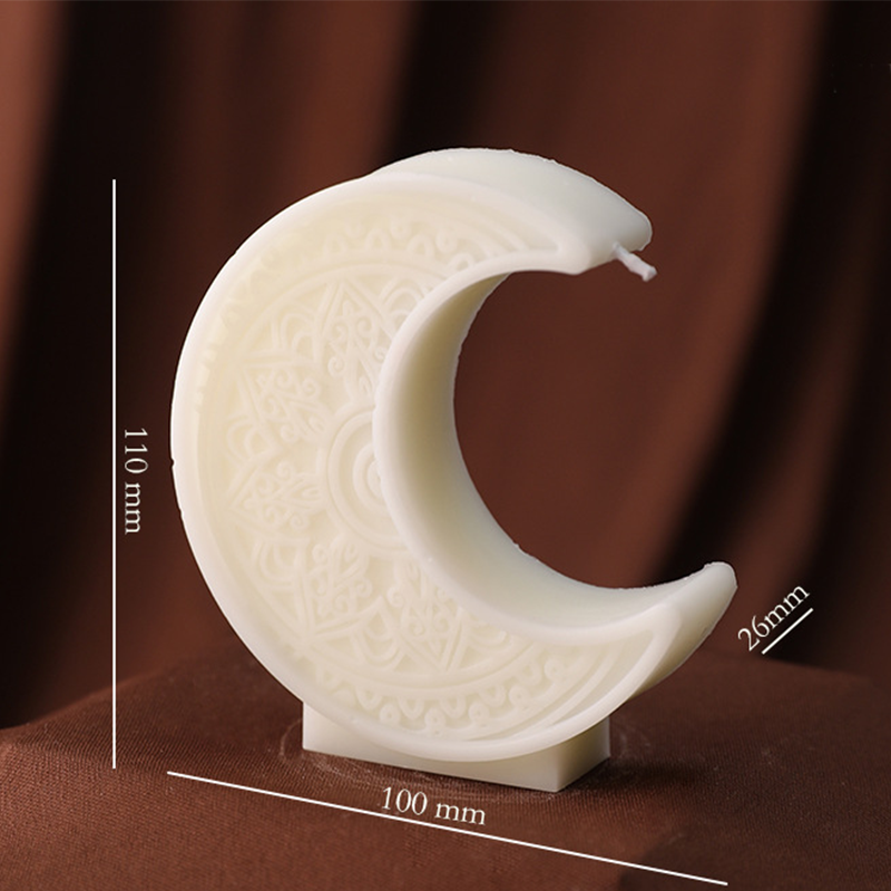 Moon Star Castle Candle for Ramadan Decor