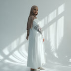 Women Embroidery Kimono Ramadan Abaya