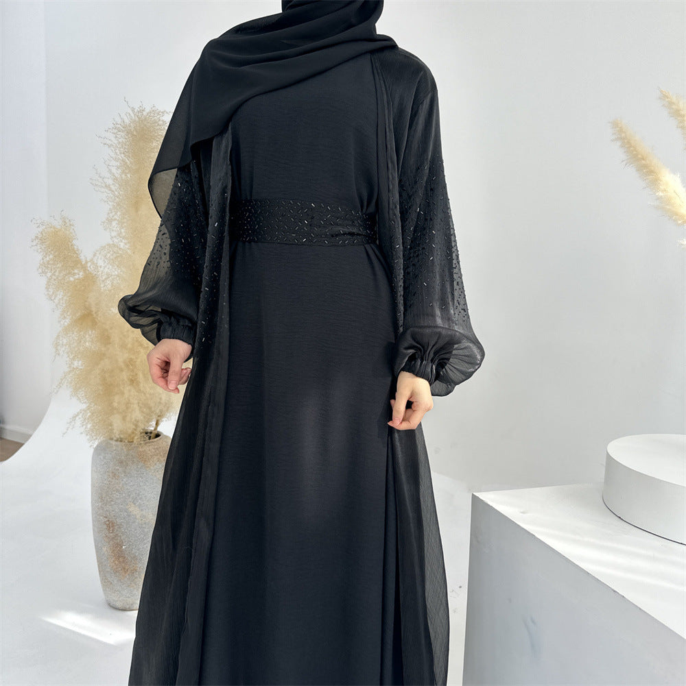Cardigan Abaya With Hijab