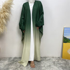 Gradient Batwing Sleeves Abayas