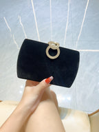 Elegant Evening Velvet Handbag