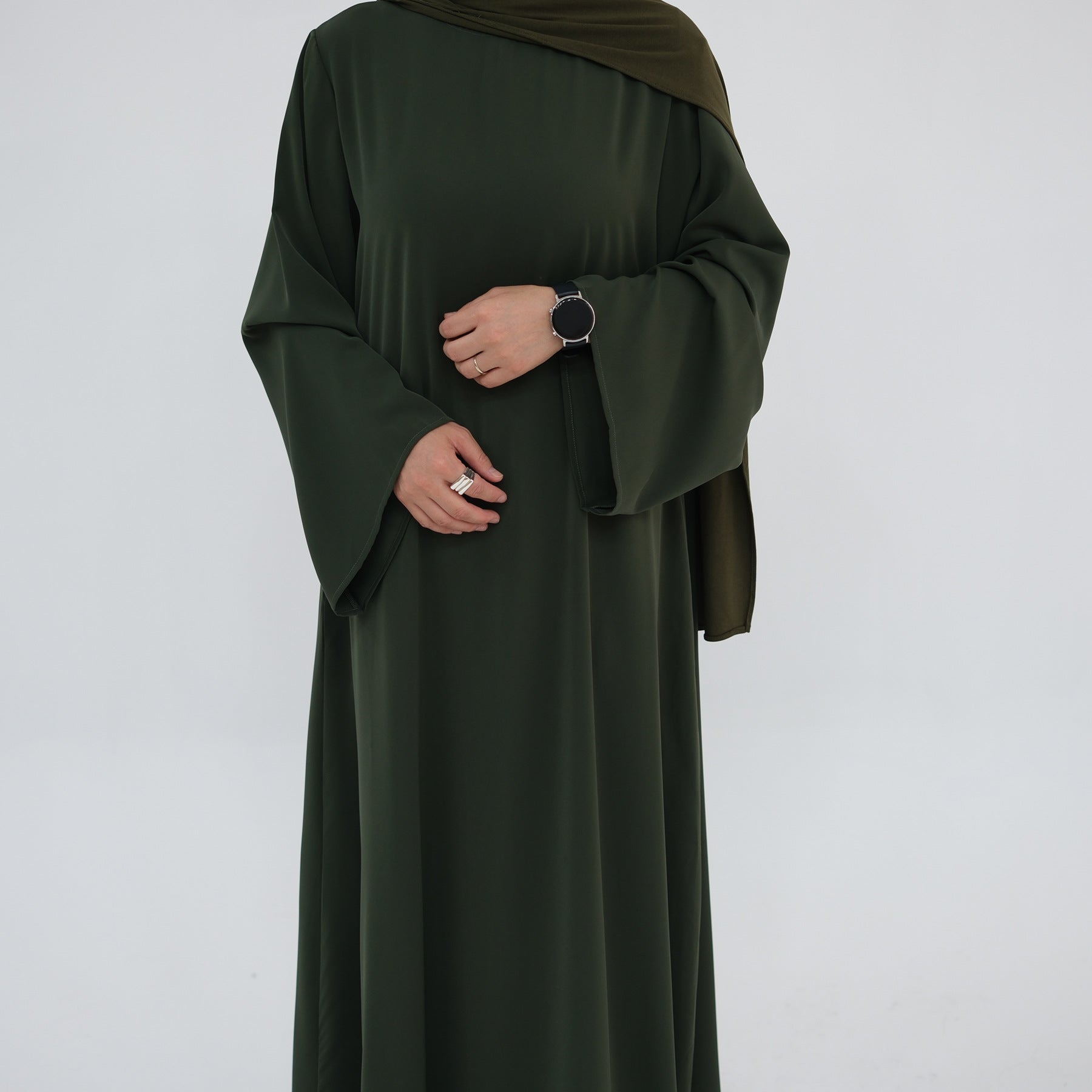 Solid Color Various Styles Abaya Dresses