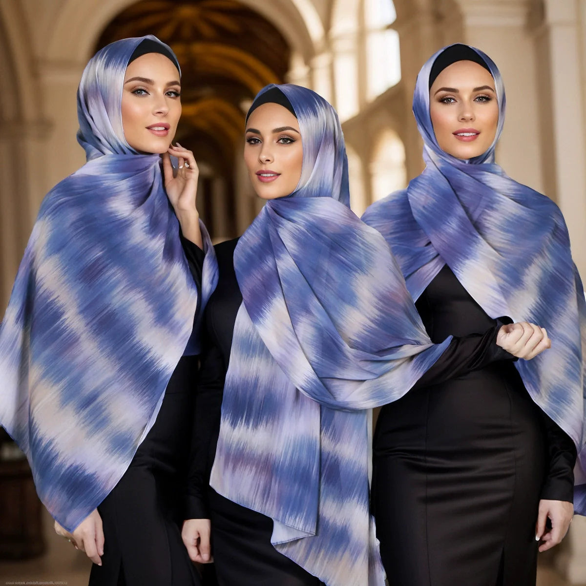 Ethnic Style Printed Hijab