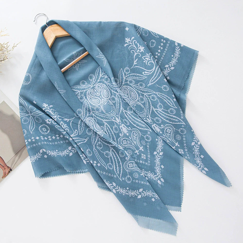 100 Color Wave Printed Hijab 51-75