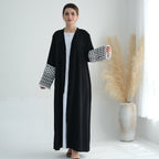 Cotton Embroidery Tassel Abaya
