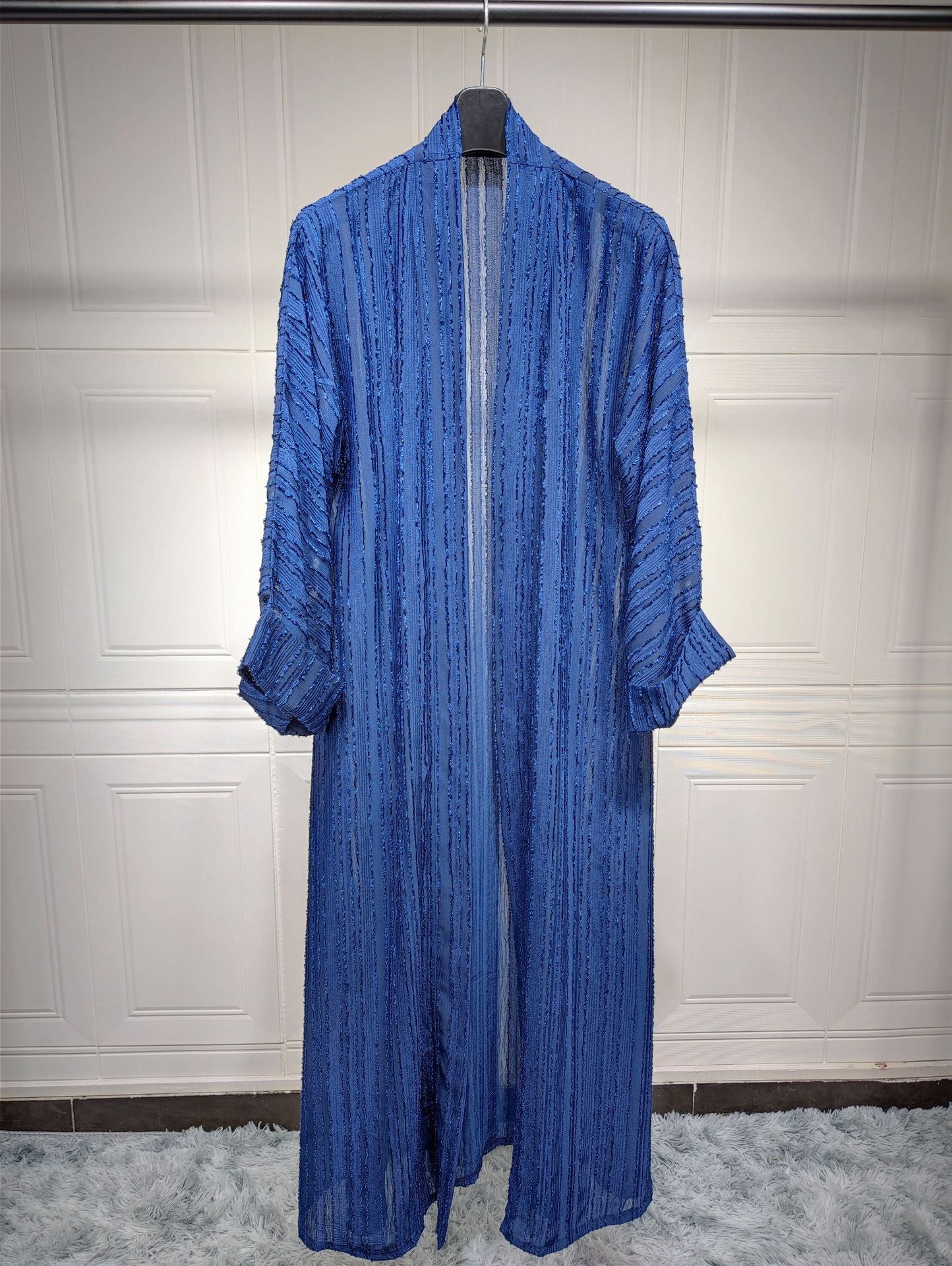 Striped Splicing Abaya