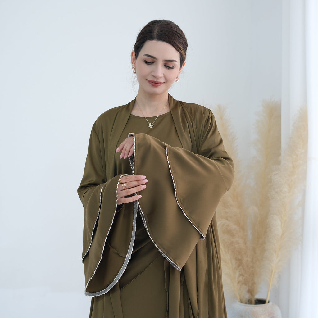 3 Piece Elegant Abaya