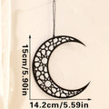 Ramadan Moon Star Wooden Hanging Decor