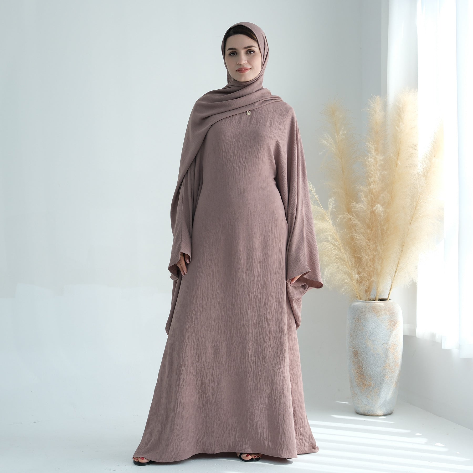 Butterfly Abaya with Hijab