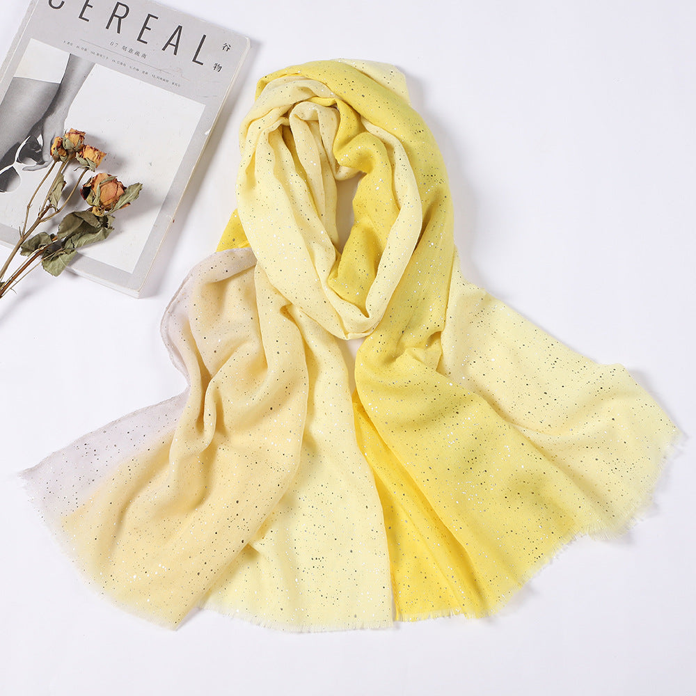 Lightweight Cotton Gradient Hijab