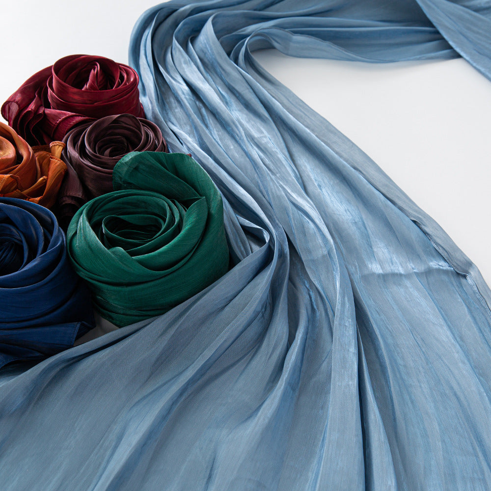 Solid Color Lightweight Hijab Scarf