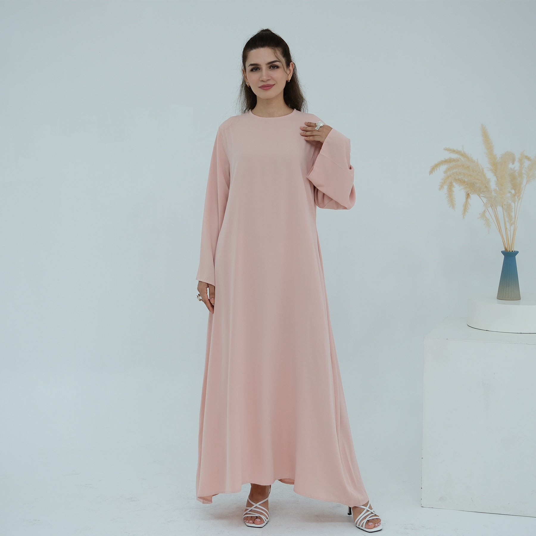 Solid Color Various Styles Abaya Dresses