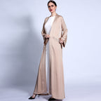 Satin Tassel Pocket Abaya