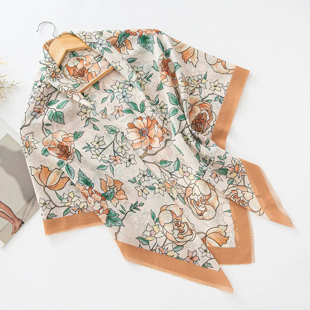 100 Color Wave Printed Hijab 1-25