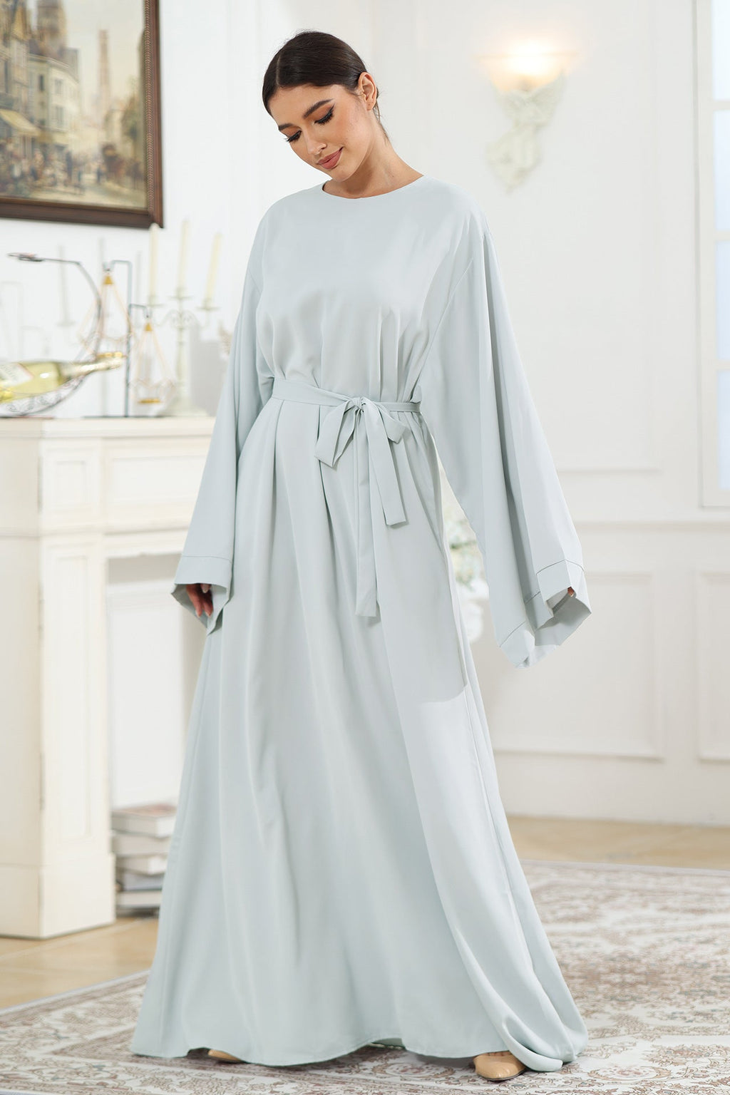 Modest Solid Dress