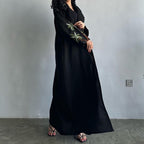 Embroidered Black Abayas