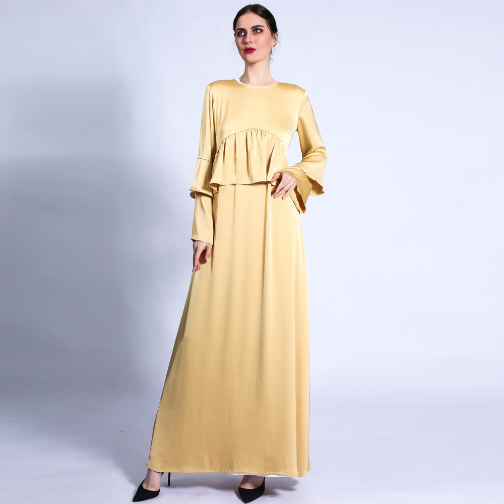 Double Layered Flared Sleeve Dress