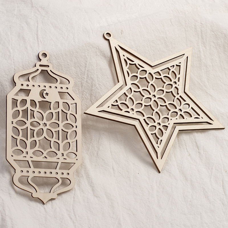 Wooden Hanging Ornament Festival Decor