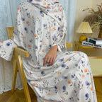Summer Floral Set Abaya