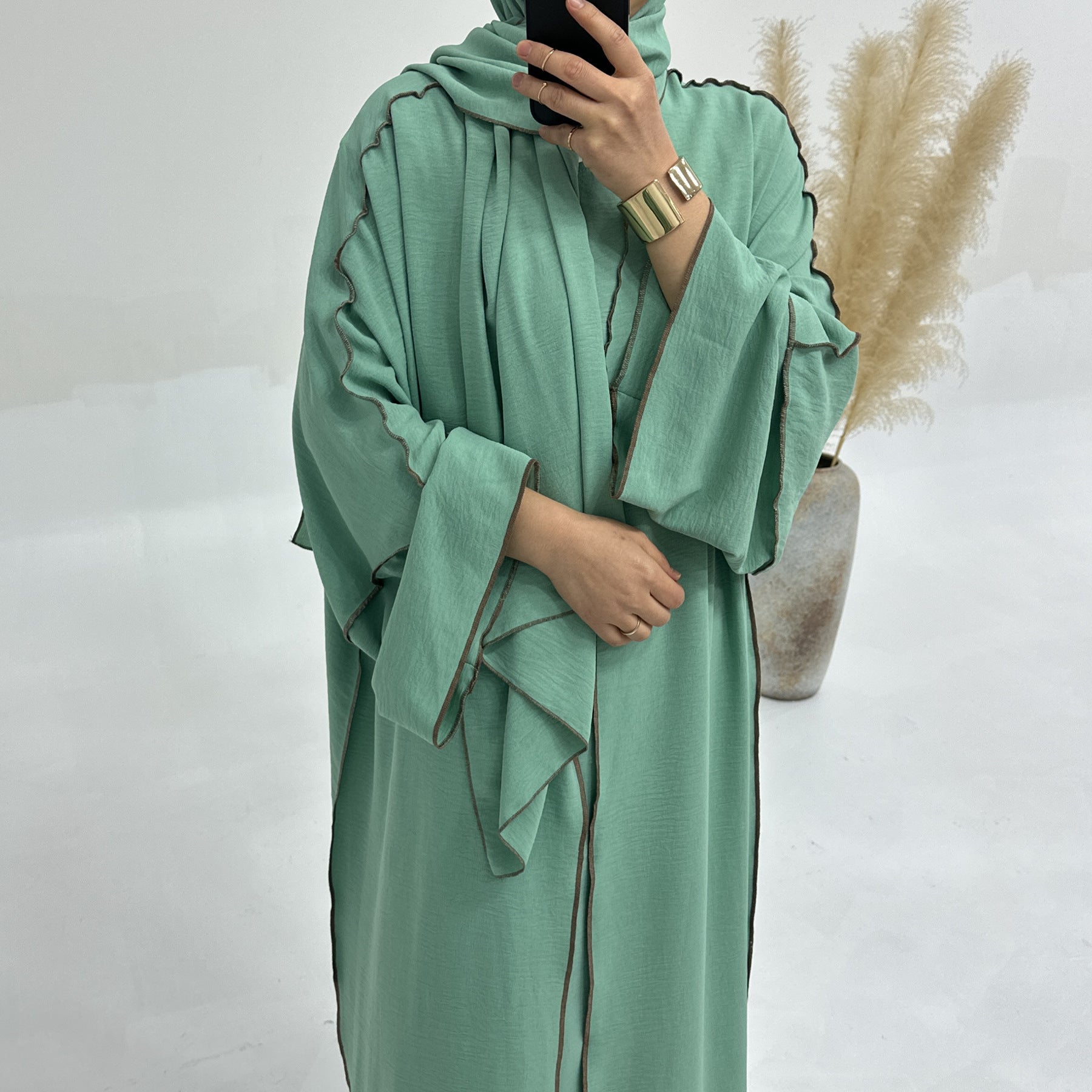 Cropped Cardigan Abayas