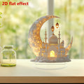 Ramadan Desktop Ornament Moon Castle