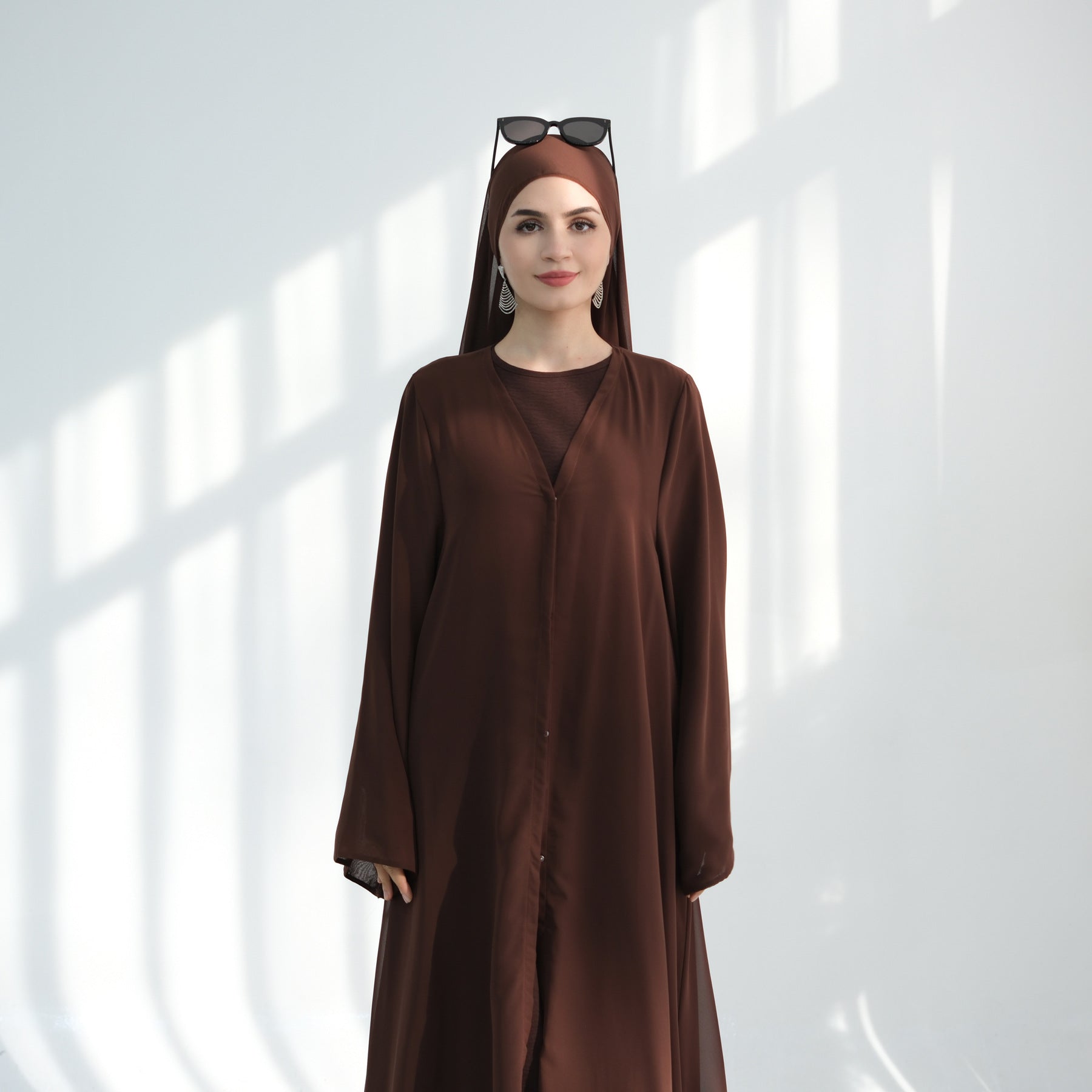Two-piece Abaya with Double Sleeves