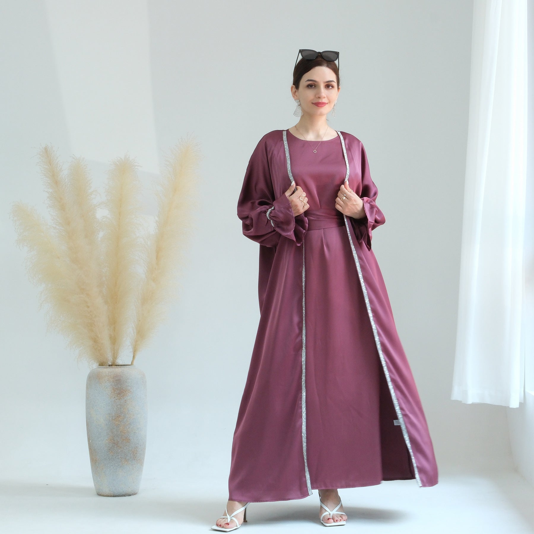 Lightweight Satin Abaya