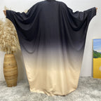 Gradient Batwing Sleeves Abayas