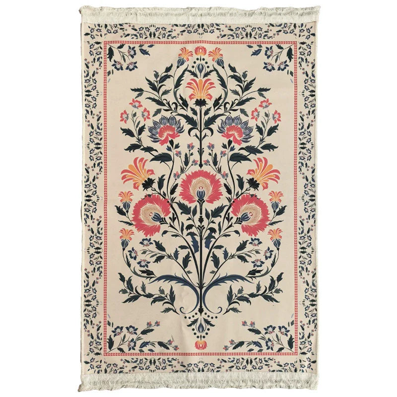 Ramadan Suede Prayer Rug with Storage Bag AZ-02