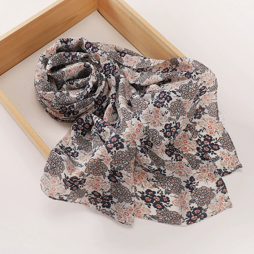 Rose Flower Printed Hijab