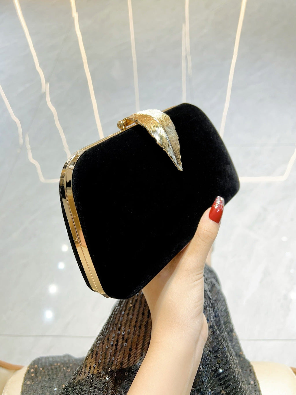 Temperament Banquet Clutch Handbag