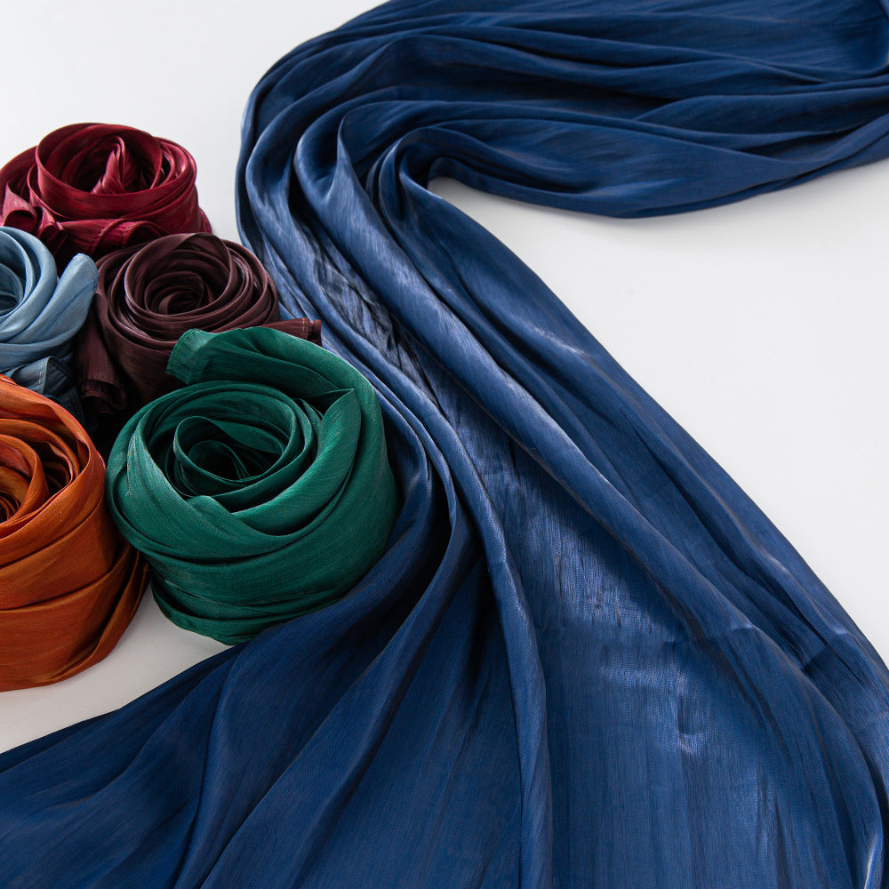 Solid Color Lightweight Hijab Scarf