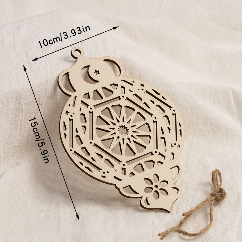 Wooden Hanging Ornament Festival Decor