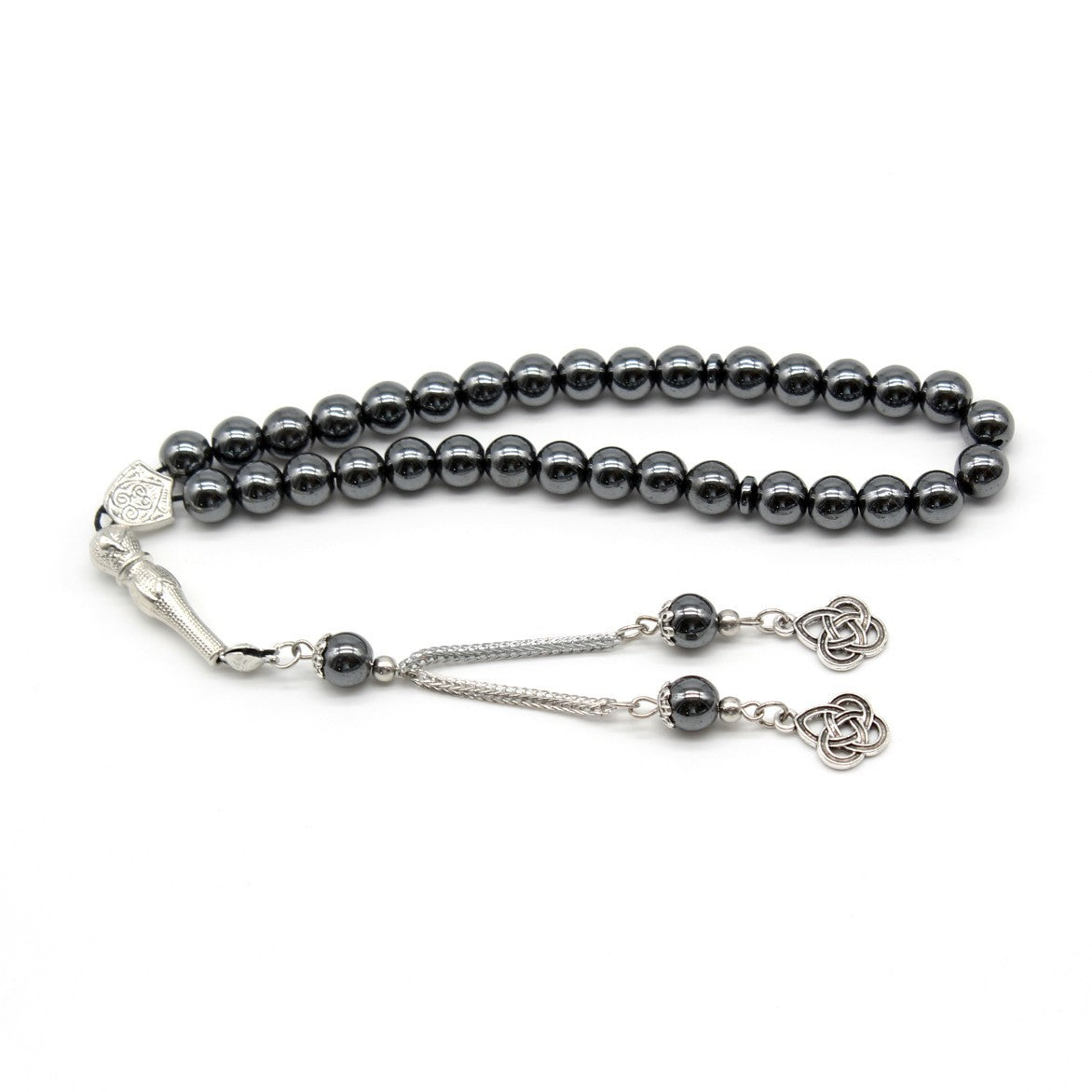 Black Gallstone Prayer Beads