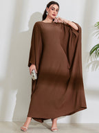 Modest Hidden Adjustable Belt Oversized Abaya