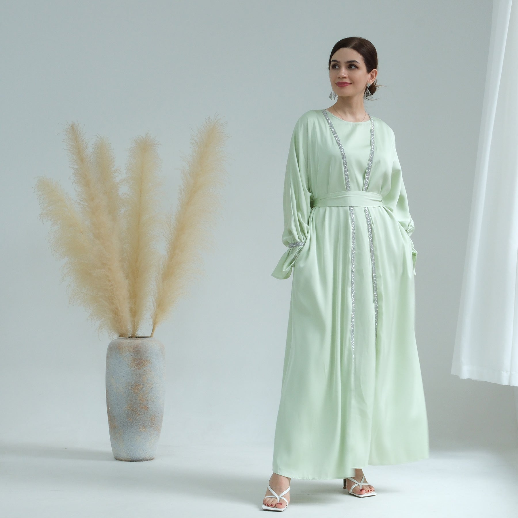 Lightweight Satin Abaya